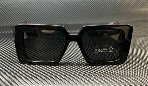 Prada PR 23YS 51 Dark Grey & Black Sunglasses 